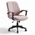 Bürostuhl mit Stoffbezug in rosa für ergonomisches Sitzen 60 x 60 x 100cm